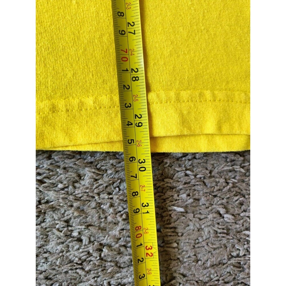 Vintage Alstyle Don't Tread On Me Men's Size Large Graphic Print Yellow Shirt - Picture 6 of 6